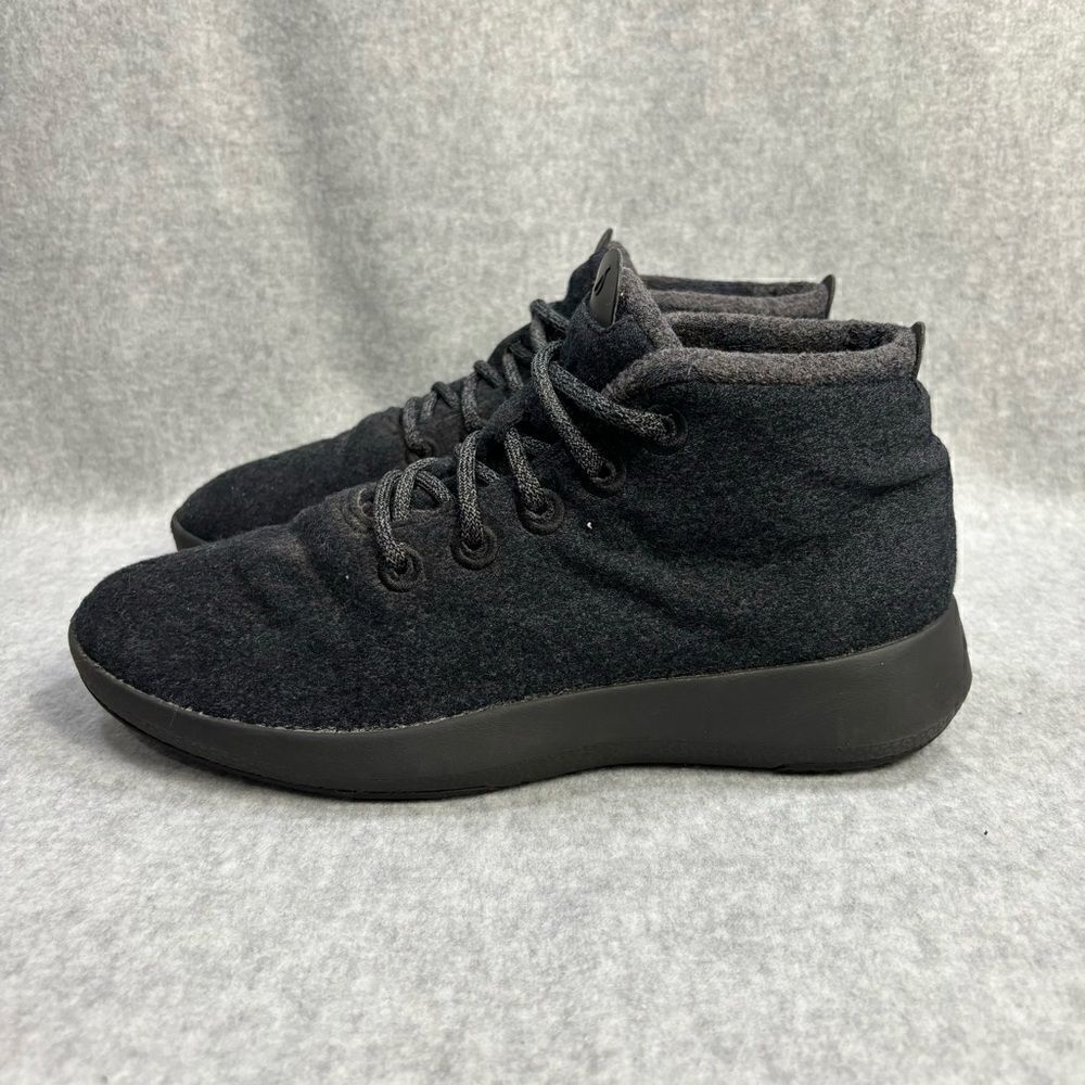Allbirds Wool Runners Men's Shoes Size 9 Black High Top Sneakers Casual Sneakers